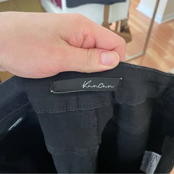 KanCan Black Distressed Brianna Mid Rise Ankle Skinny Jeans Size 30 - Picture 11 of 16